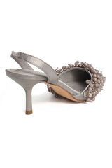 PEARL SLINGBACK-GREY