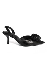 AURORA LUSTER HEEL-BLACK