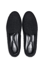 TEXTURED DRESS LOAFERS-BLACK