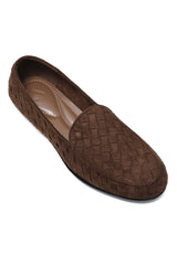 TEXTURED DRESS LOAFERS-OLIVE