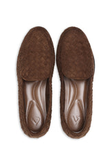 TEXTURED DRESS LOAFERS-OLIVE