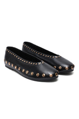 SOCIAL GLAM FLATS-BLACK