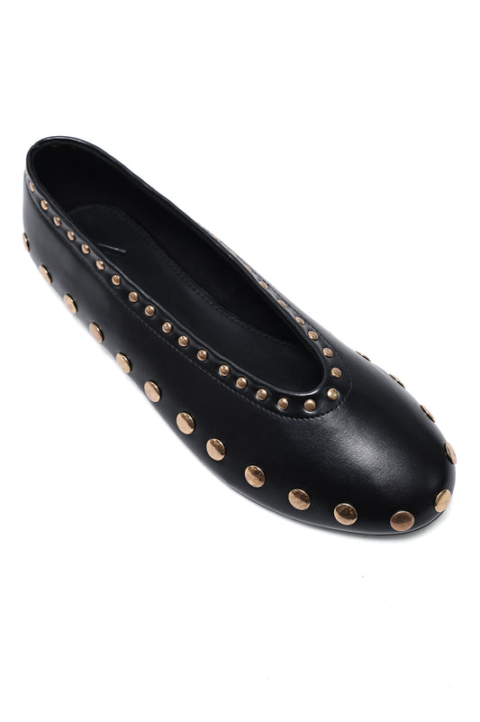 SOCIAL GLAM FLATS-BLACK