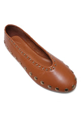 SOCIAL GLAM FLATS-TAN