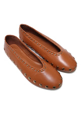 SOCIAL GLAM FLATS-TAN
