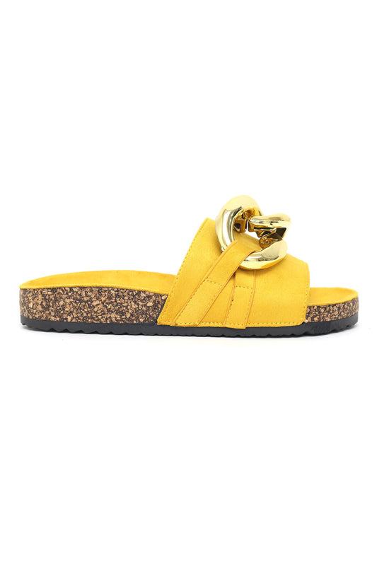 CHAIN LINKED SLIDES-YELLOW