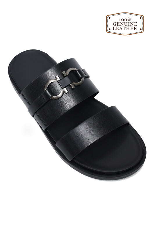 EQUESTRIAN SLIDE-BLACK