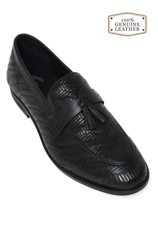 ELITE CLASSIC WEAVE LOAFER-BLACK