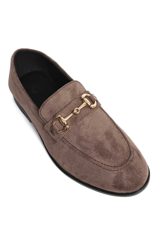 VELVET RADIAN LOAFER-TAUPE