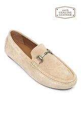 LUXURIOUS SUEDE LOAFER-BEIGE