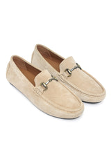LUXURIOUS SUEDE LOAFER-BEIGE