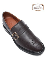EDGE FORMAL SHOES-COFFEE