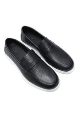 EXECUTIVE CASUAL LOAFERS-BLACK