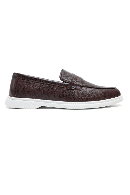 EXECUTIVE CASUAL LOAFERS-COFFEE