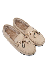 SOFT VELVET LOAFER-BEIGE