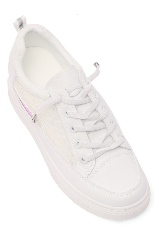 CHUNKY SNEAKERS-WHITE/PINK