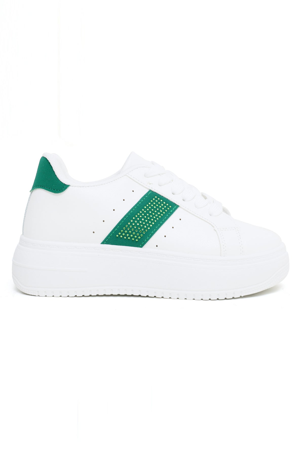CHUNKY SNEAKERS-WHT/GREEN