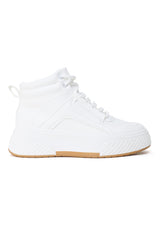 HIGH TOP SNEAKERS-WHITE