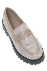 CHUNKY LOAFERS-BEIGE