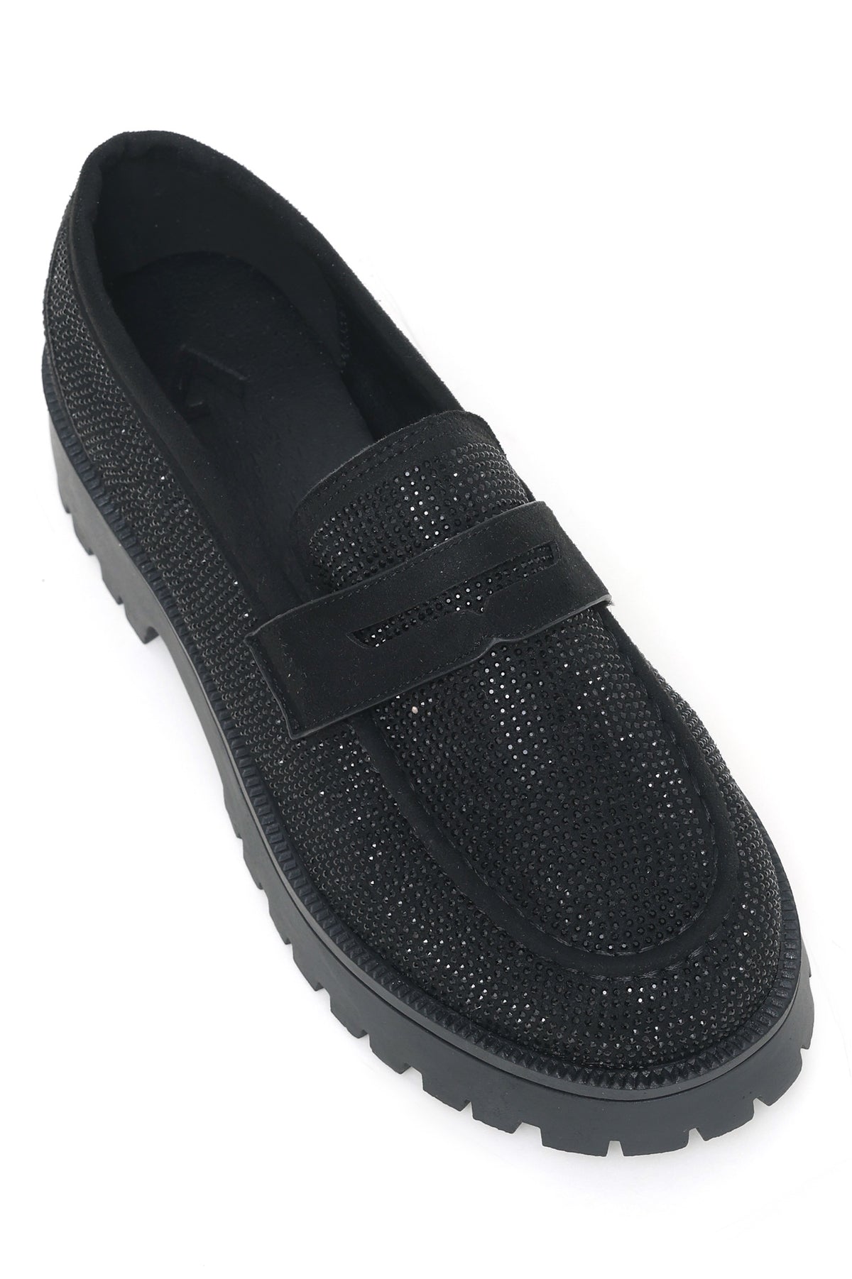 CHUNKY LOAFERS-BLACK