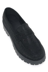 CHUNKY LOAFERS-BLACK