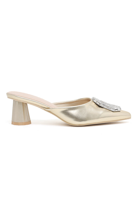 HEELS MATTE HEELS-GOLD