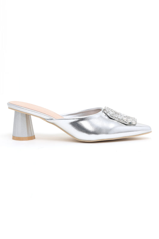 HEELS MATTE HEELS-SILVER