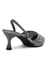 CRYSTAL GLAM SLINGBACK-PEWTER