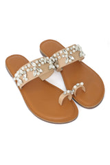 LUXORA PEARL GLITZ SLIDE-NUDE