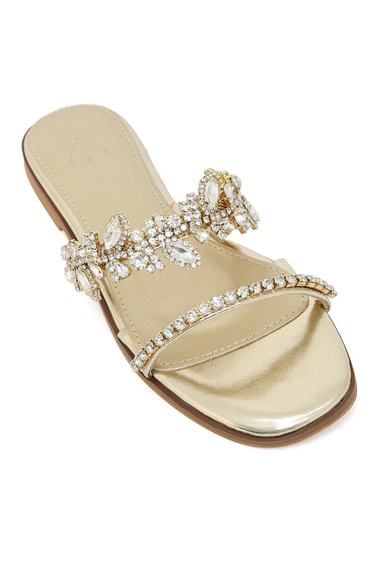 GOLDÉLIA BLOOM SLIDE-GOLD