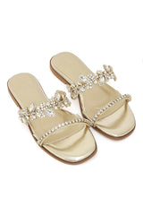 GOLDÉLIA BLOOM SLIDE-GOLD
