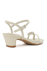 MIDNIGHT CHARM STRAPPY HEEL-OFFWHITE