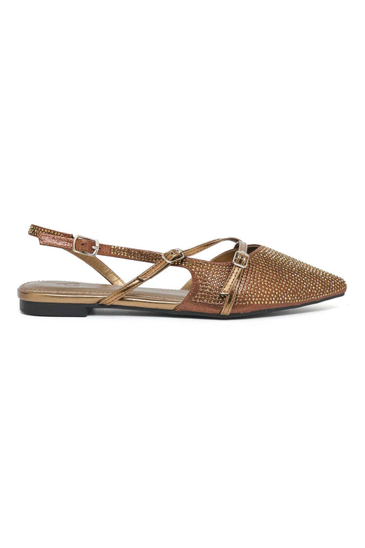 TWILIGHT CRYSTAL SLINGBACK-BRONZE
