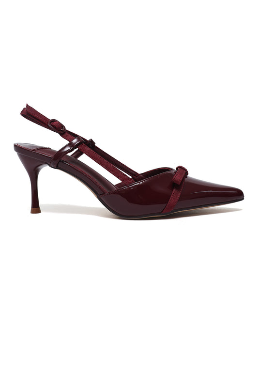 TITANIA REFINED STRAP HEEL-MAROON