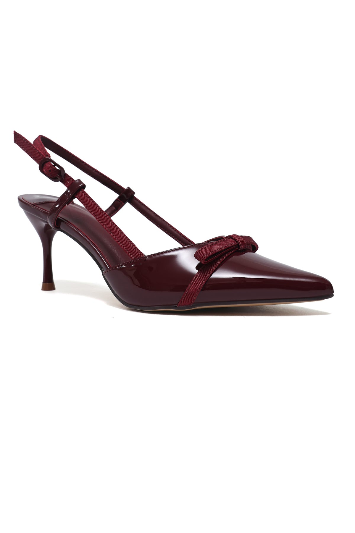 TITANIA REFINED STRAP HEEL-MAROON