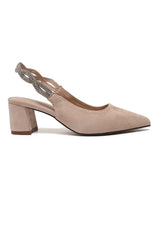 CHARM SCULPT SLING-BEIGE