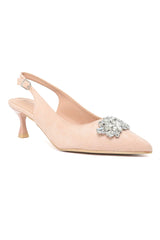 WHISPER PEARL SLINGBACK-NUDE