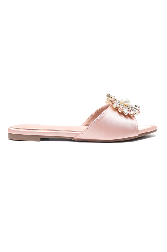 GEM CLUSTER ELEGANT SLIDE-PINK
