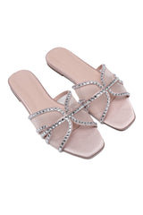 FASHION SHIMMER SLIDE-PINK