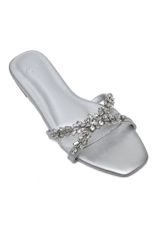STARLIGHT EMPRESS SLIDE-SILVER