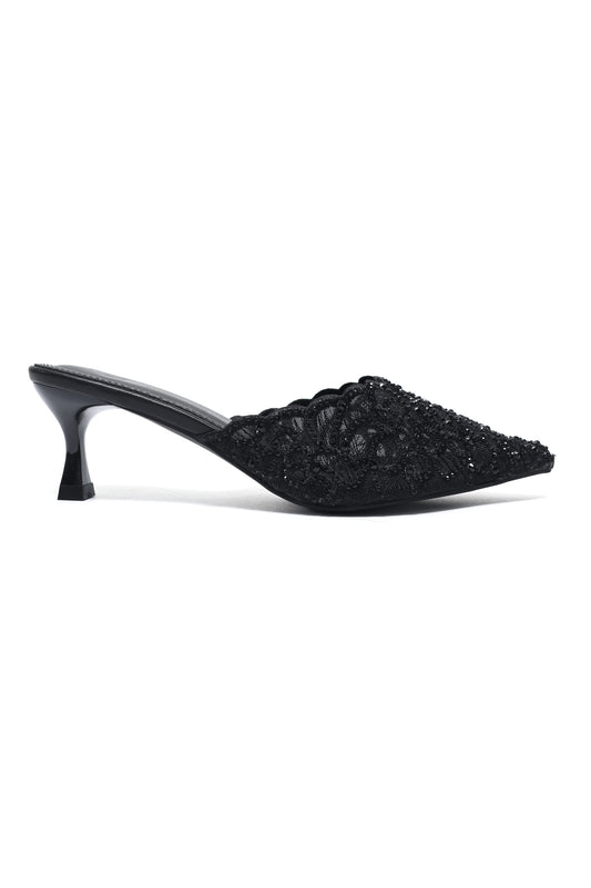 REGAL THREADWORK HEEL-BLACK