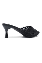 REGAL THREADWORK HEEL-BLACK