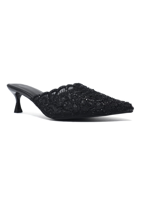 REGAL THREADWORK HEEL-BLACK