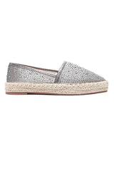 CRYSTAL MESH FLAT-PEWTER