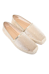 CRYSTAL MESH FLAT-GOLD