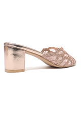 GLAMOUR WAVE HEEL-CHAMPAGNE