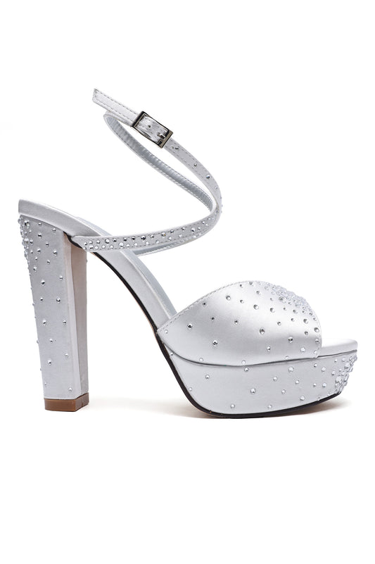 SPARKLE PARTY HEELS-SILVER
