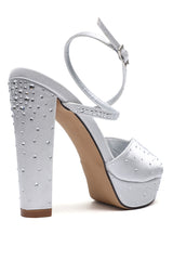 SPARKLE PARTY HEELS-SILVER