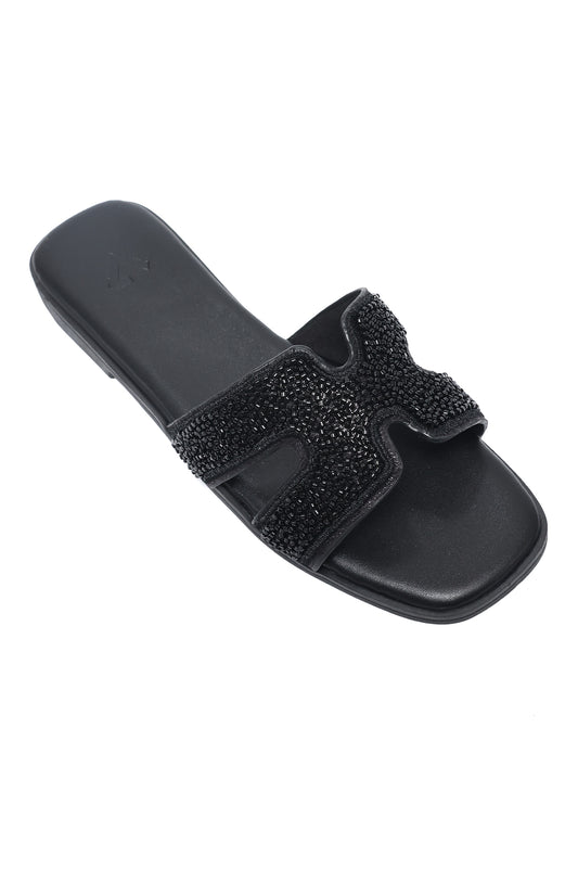 TIMELESS ELEGANT SLIDE-BLACK