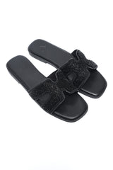 TIMELESS ELEGANT SLIDE-BLACK